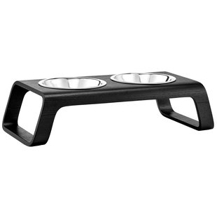 MiaCara Desco Kattenvoerbak Essen Zwart