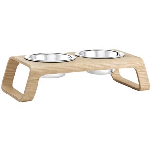 MiaCara Desco Hondenvoerbak Small Essen Naturel