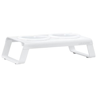 MiaCara Desco Kattenvoerbak Porselein Wit