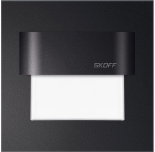 Skoff Tango Stick LED -  opbouw wandverlichting - 73 x 73 mm  - zwart - 10V - 3000K