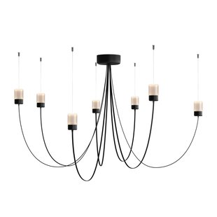 Moooi Gravity Chandelier 7 Kroonluchter&Oslash;127 LED Zwart