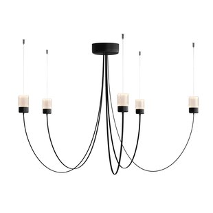 Moooi Gravity Chandelier 5 Kroonluchter&Oslash;127 LED Zwart