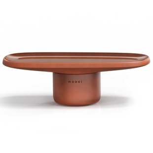 Moooi Obon Rectangular Low Bijzettafel Terracotta