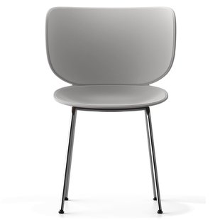 Moooi Hana Eetkamerstoel Set Van 2 Chroom Onderstel Concrete Grey