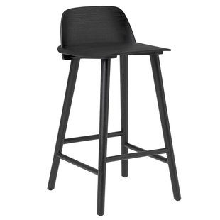 Muuto Nerd Barkruk 65 Zwart