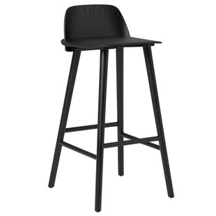 Muuto Nerd Barkruk 75 Zwart Muuto Nerd Barkruk 75 Zwart