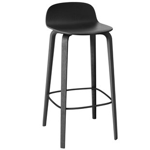 Muuto Visu Barkruk 75cm Zwart