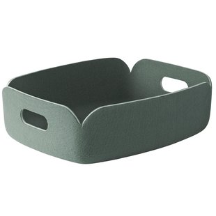 Muuto Restore Tray Opbergmand 32x12 Dusty Green