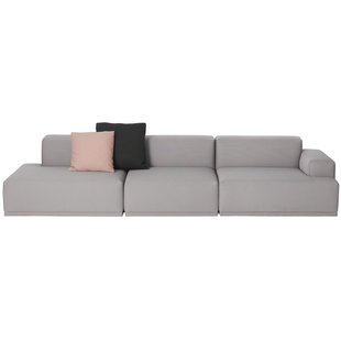 Muuto Connect Bank Driezitter Steelcut Trio 133 Rechts