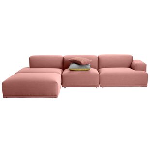 Muuto Connect Bank Driezitter Met Poef Links Steelcut Trio 515