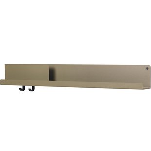Muuto Folded Wandplank Large Olijfgroen