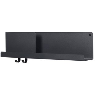 Muuto Folded Wandplank Medium Zwart