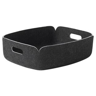 Muuto Restore Tray Opbergmand 32x12 Black Melange