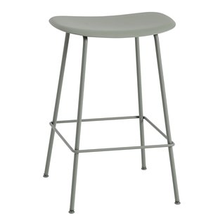 Muuto Fiber Tube Barkruk 65cm Dusty Green Muuto Fiber Tube Barkruk 65cm Dusty Green