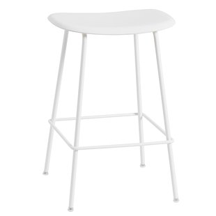 Muuto Fiber Tube Barkruk 65cm Wit Muuto Fiber Tube Barkruk 65cm Wit