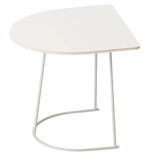 Muuto Airy Half Size Bijzettafel 44x39 Gebroken Wit