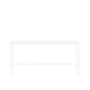 Muuto Base Low Statafel 190x50 Wit ABS Rand