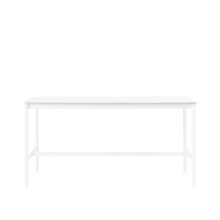 Muuto Base Low Statafel 190x85 Wit Muliplex Rand
