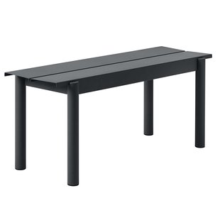 Muuto Linear Steel Tuinbank 110 Black
