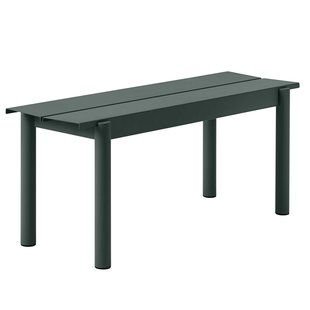 Muuto Linear Steel Tuinbank 110 Dark Green