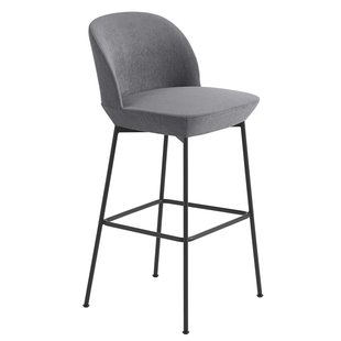 Muuto Oslo Barkruk 75cm Still 161/Anthracite Black Muuto Oslo Barkruk 75cm Still 161/Anthracite Black