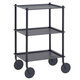 Muuto Flow Trolley 3 Laags Blauw Grijs