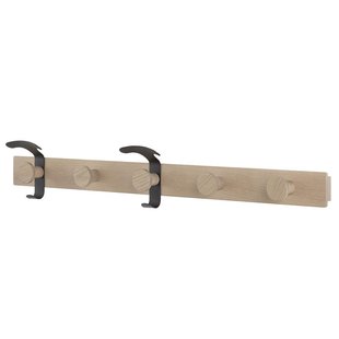 Muuto Avail Coat Wandkapstok Zwart,eiken