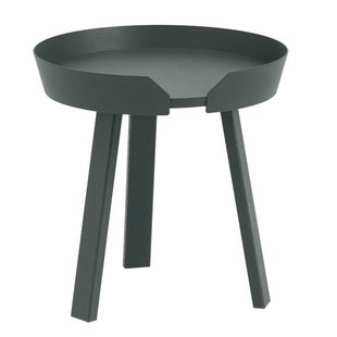 Muuto Around Coffee Bijzettafel Small 45 Donkergroen