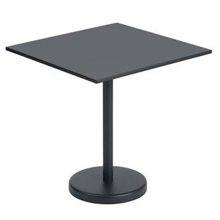Muuto Linear Steel Tuintafel 70x70x73 Black