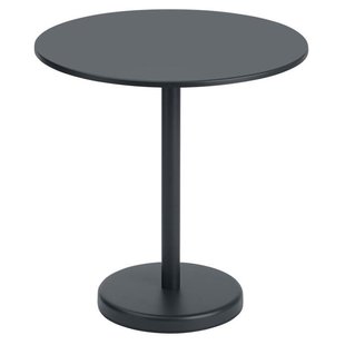 Muuto Linear Steel Tuintafel&Oslash;70 H73 Anthractie Black