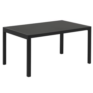 Muuto Workshop Tafel 140x92cm Zwart Linoleum