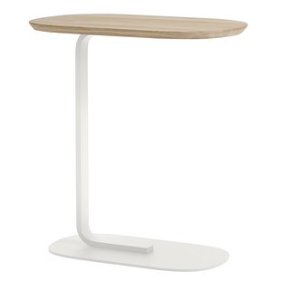 Muuto Relate Bijzettafel 60.5 Oak/Off-white Muuto Relate Bijzettafel 60.5 Oak/Off-white