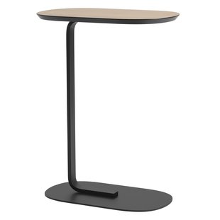 Muuto Relate Bijzettafel 73.5 Oak Veneer/Black