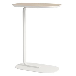 Muuto Relate Bijzettafel 73.5 Oak Veneer/Off-white