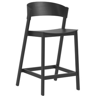 Muuto Cover Barkruk 65cm Black Muuto Cover Barkruk 65cm Black