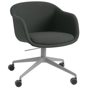 Muuto Fiber Conference Bureaustoel Met Gaslift Twill Weave 990