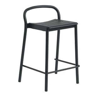 Muuto Linear Steel Barkruk 65 Black