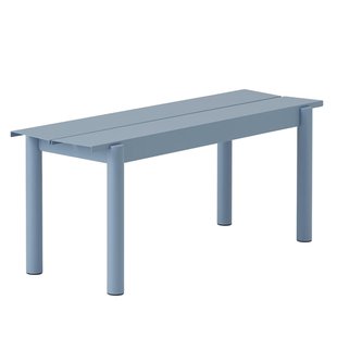 Muuto Linear Steel Tuinbank 110 Pale Blue Muuto Linear Steel Tuinbank 110 Pale Blue