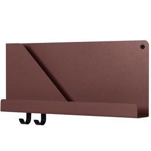Muuto Folded Wandplank Small Diep Rood
