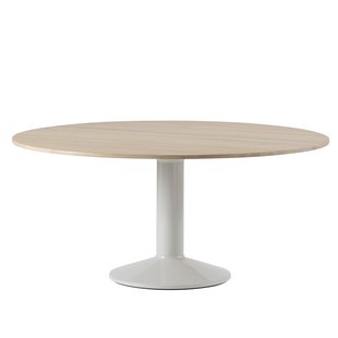 Muuto Midst Eettafel 160 Geolied Eiken Grijze Voet
