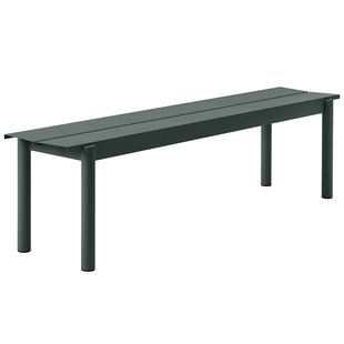 Muuto Linear Steel Tuinbank 170 Dark Green