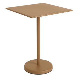 Muuto Linear Steel Statafel 70x70x95 Burnt Orange Muuto Linear Steel Statafel 70x70x95 Burnt Orange