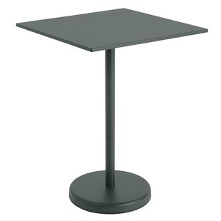 Muuto Linear Steel Statafel 70x70x95 Dark Green