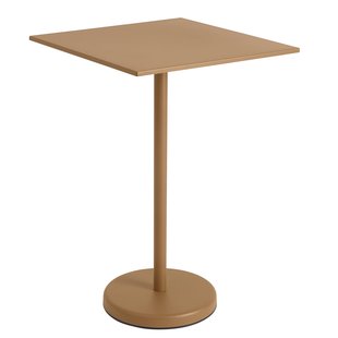 Muuto Linear Steel Statafel 70x70x105 Burnt Orange