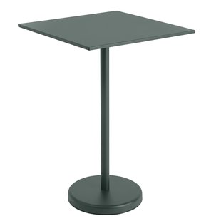 Muuto Linear Steel Statafel 70x70x105 Dark Green