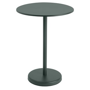 Muuto Linear Steel Statafel&Oslash;70 H95 Dark Green