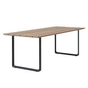 Muuto 70/70 Tuintafel 225x90 Zwart