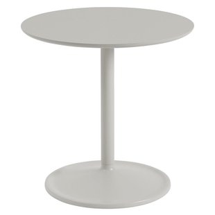 Muuto Soft Bijzettafel&Oslash;48x48 Grey Linoleum