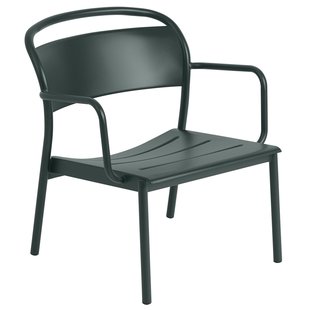 Muuto Linear Steel Fauteuil Dark Green Muuto Linear Steel Fauteuil Dark Green