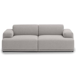 Muuto Connect Soft 2-zits Bank Configuratie 1 Clay 12